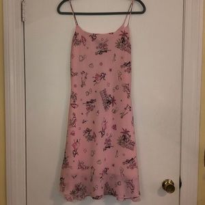B. Smart Midi Pink Dress with Ruffles 9/10
